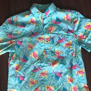 Chubbies Nutter Shirt - Flamingos